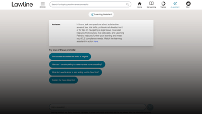Discover Lawline’s Award-Winning Learning Assistant