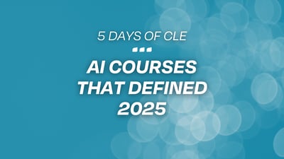 AI Courses that Defined 2025 (5 Days of CLE)