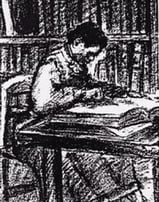 Drawing of Charlotte E. Ray