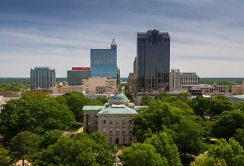 Raleigh North Carolina skyline